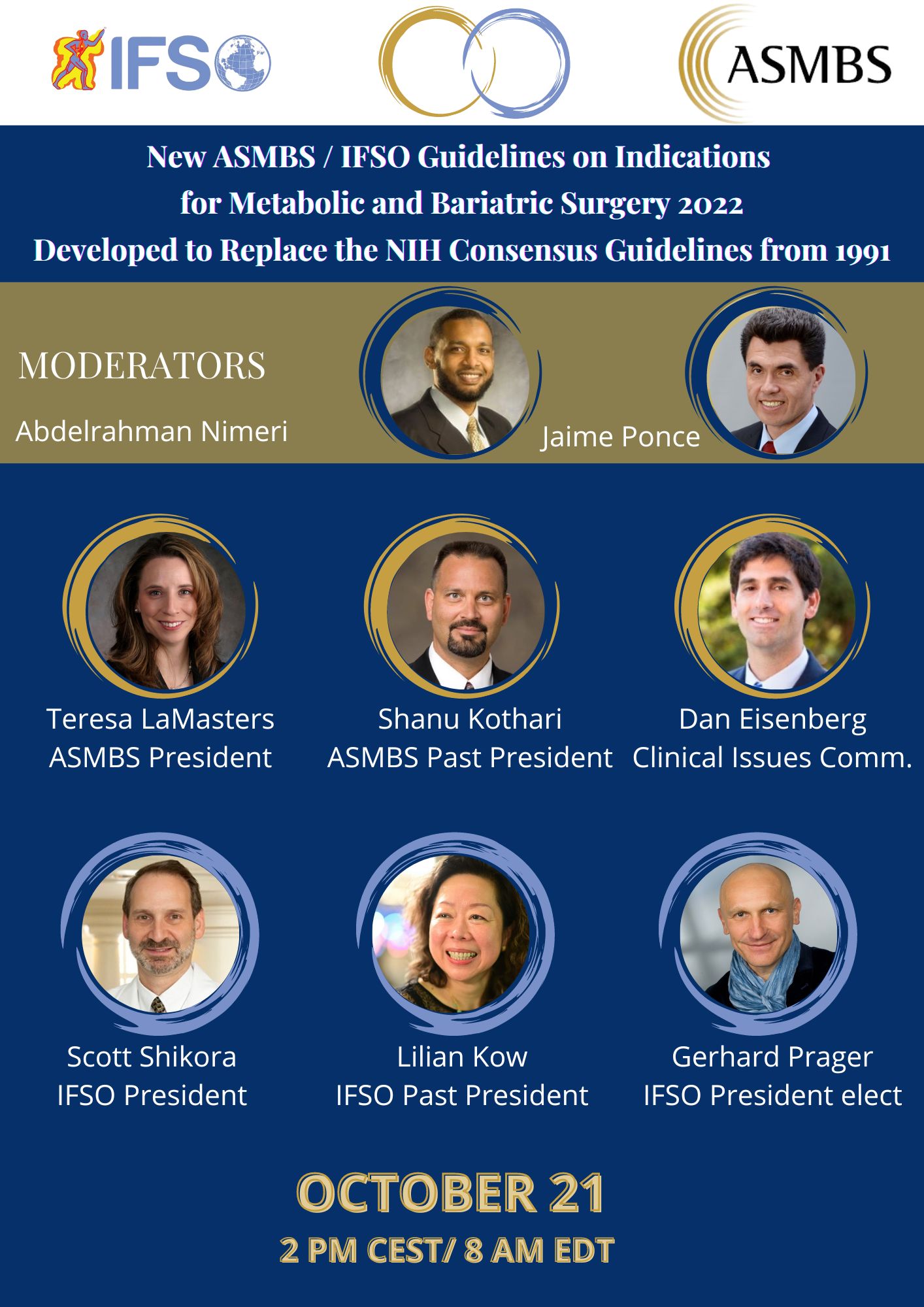 IFSOASMBS Bariatric and Metabolic Surgery Guidelines Webinar World
