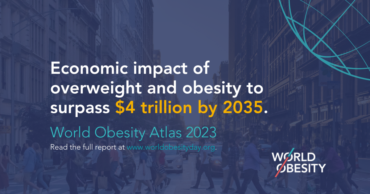 Economic Impact Of Overweight And Obesity To Surpass 4 Trillion By 2035 World Obesity Federation