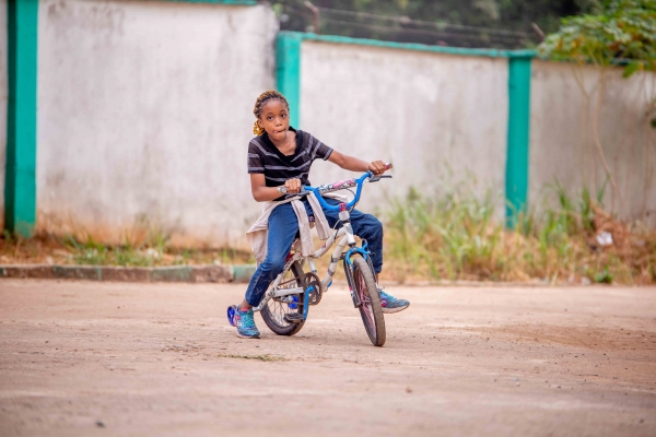 Child on bike 1