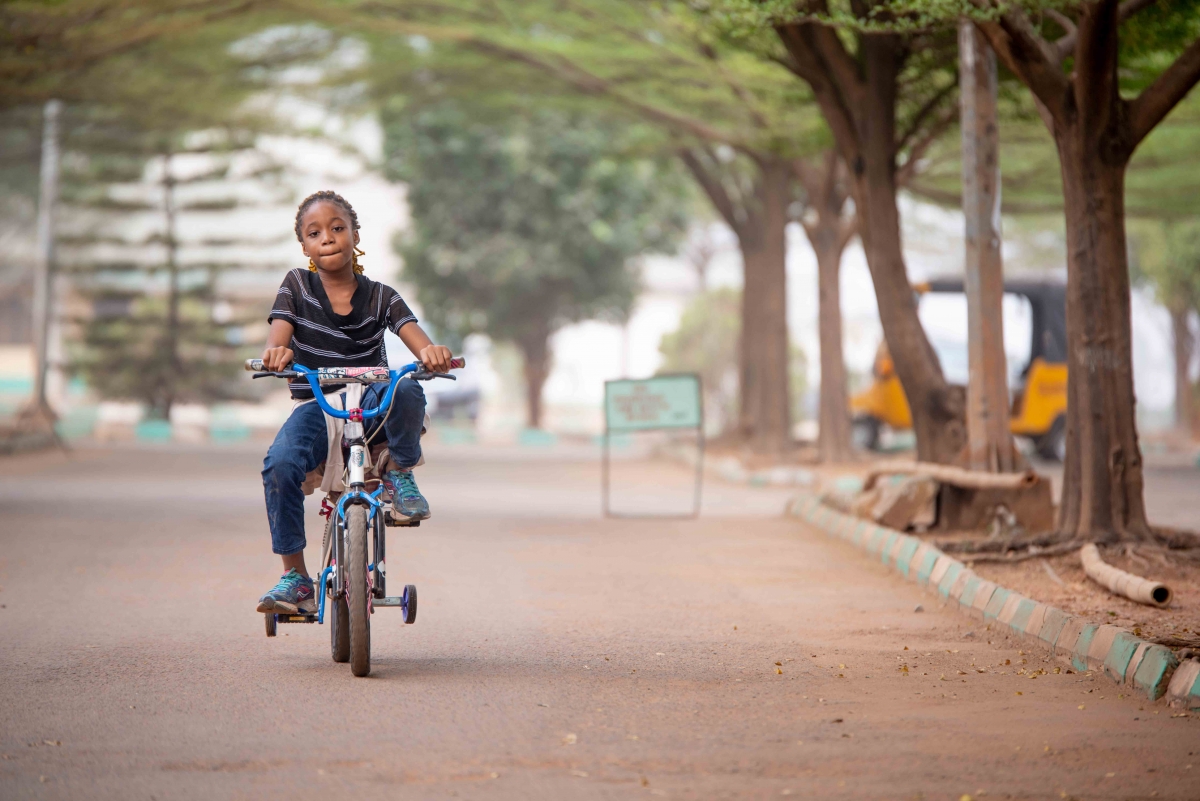 Child on bike 2