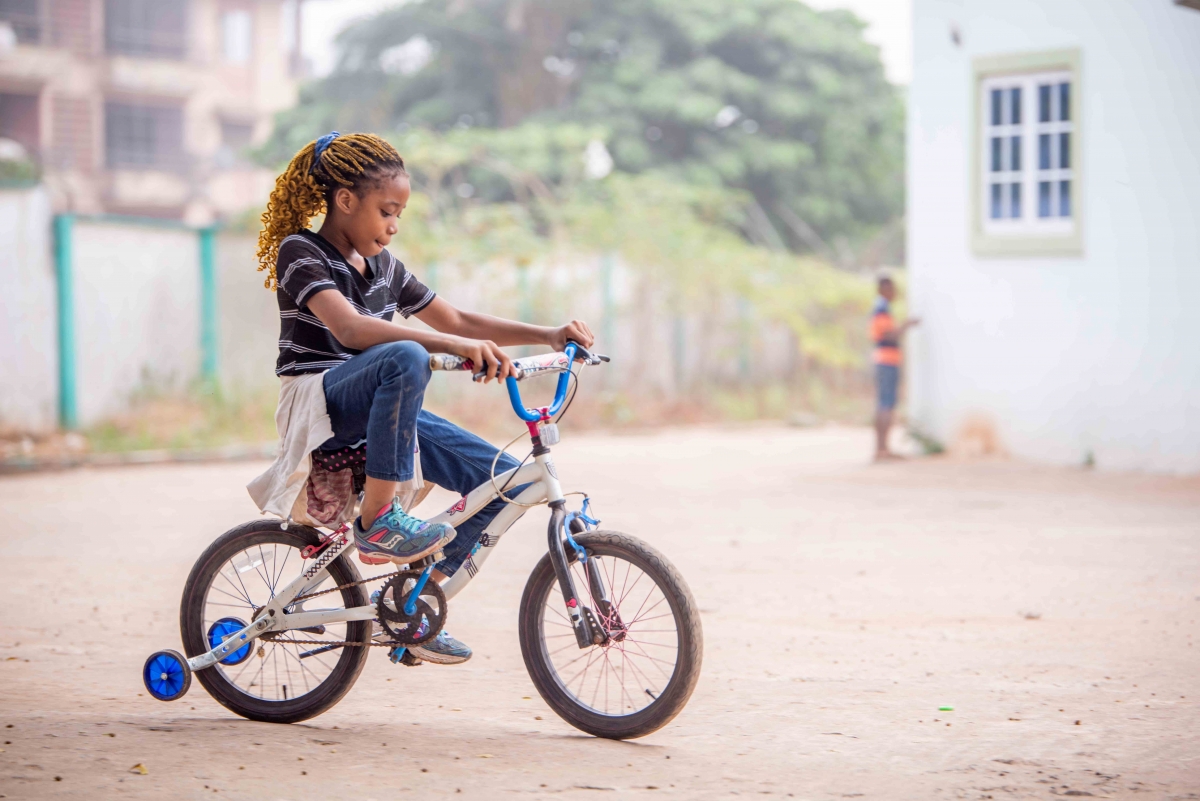 Child on bike 3