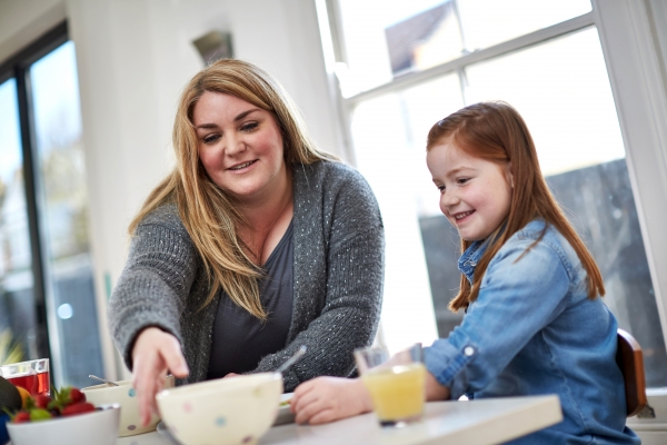 Mother with daughter in the Kitchen 