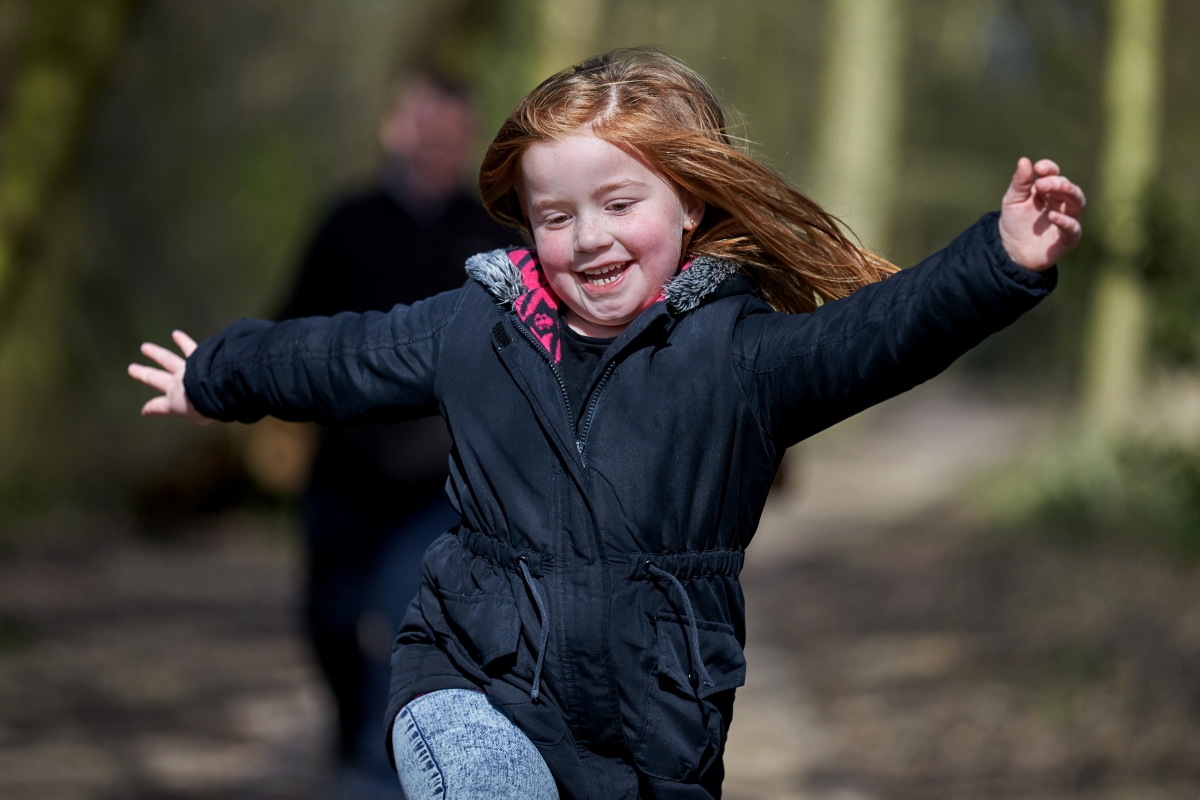 Child running