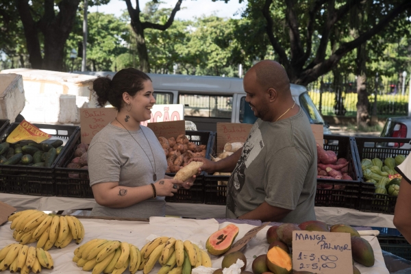 At the market 