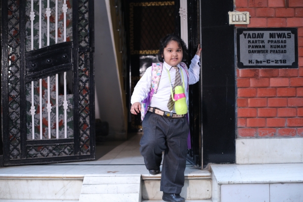 Child leaving school