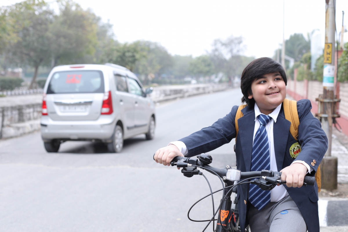Child with bike 2