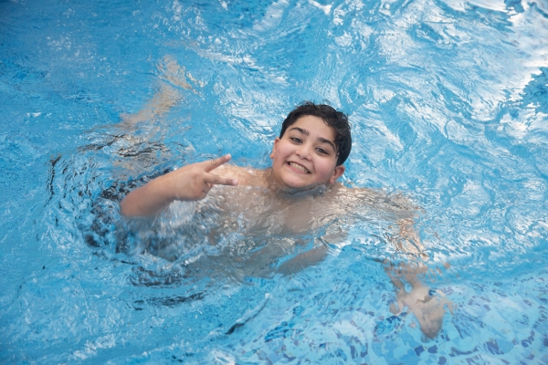 Playing in the pool 2